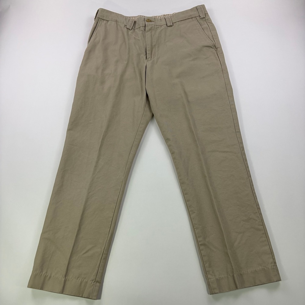 Bills Khakis M3 Slim Fit Chino Pants Mens 34 Khaki Tan Made in USA Cotton Twill